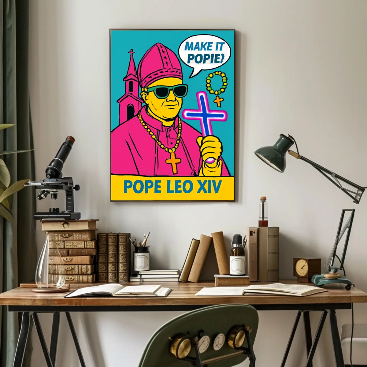 Pope Leo Xiv Poster