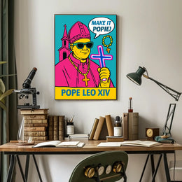 Pope Leo Xiv Poster