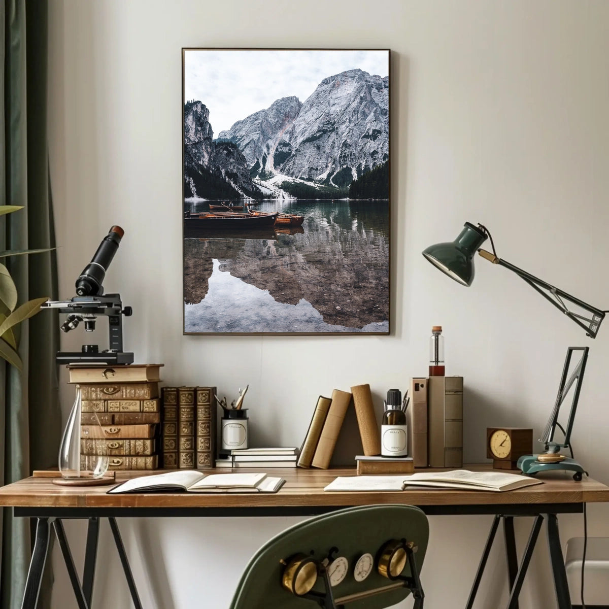 Tranquil Mountain Lake Poster