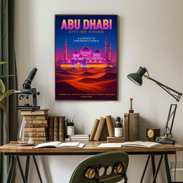 Abu Dhabi Visionary Gateway Travel Poster