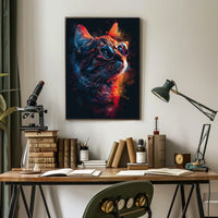 Cool Cat Vibes Poster