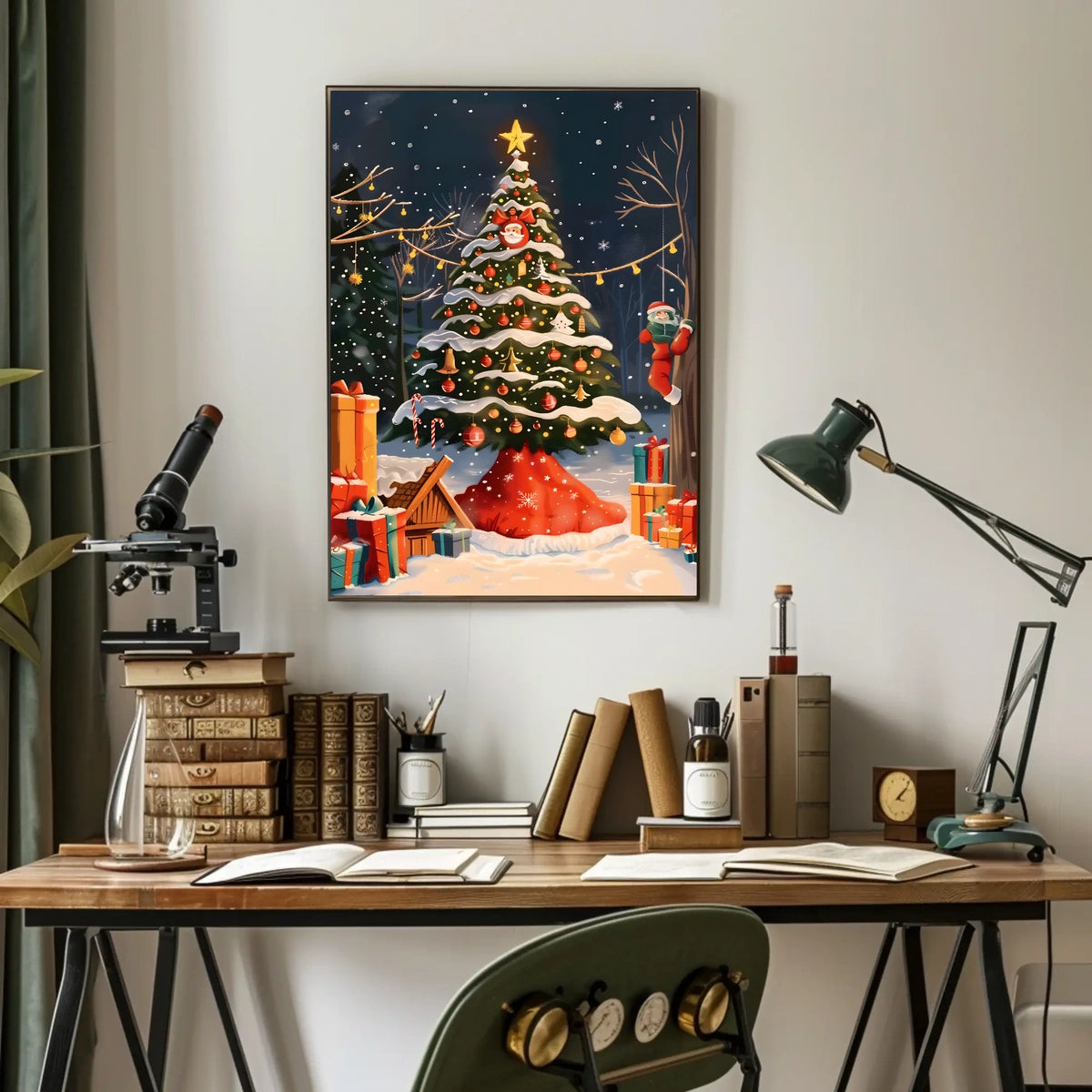 Festive Christmas Wonderland Poster