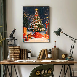 Festive Christmas Wonderland Poster