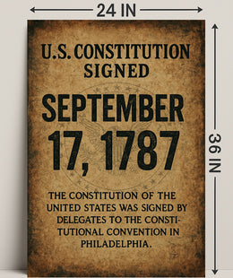 Constitution Signing September 17 1787 Poster PosterGoat