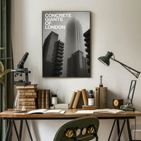 Concrete Giants of London Urban or Cityscape Poster