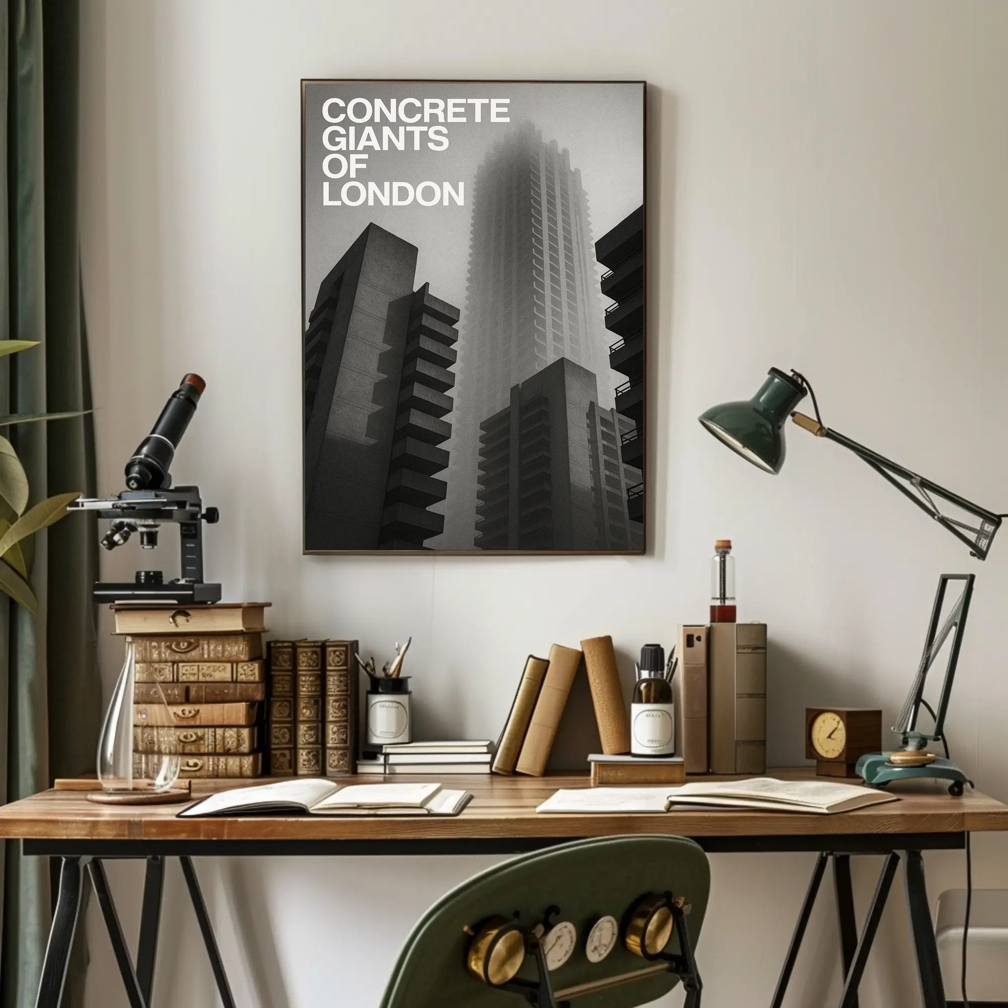 Concrete Giants of London Urban or Cityscape Poster