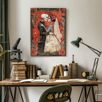 Day of the Dead Wedding Cultural Heritage Poster