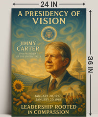 Jimmy Carter Commander in Chief Archival Poster PosterGoat