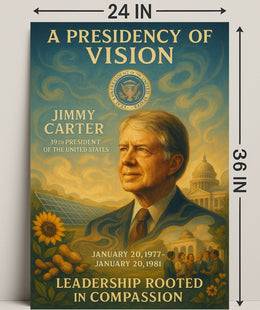 Jimmy Carter Commander in Chief Archival Poster PosterGoat