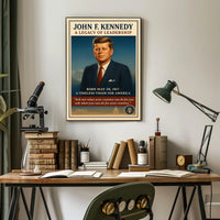 JFK Legacy Vintage Patriotic Poster for Inspiration