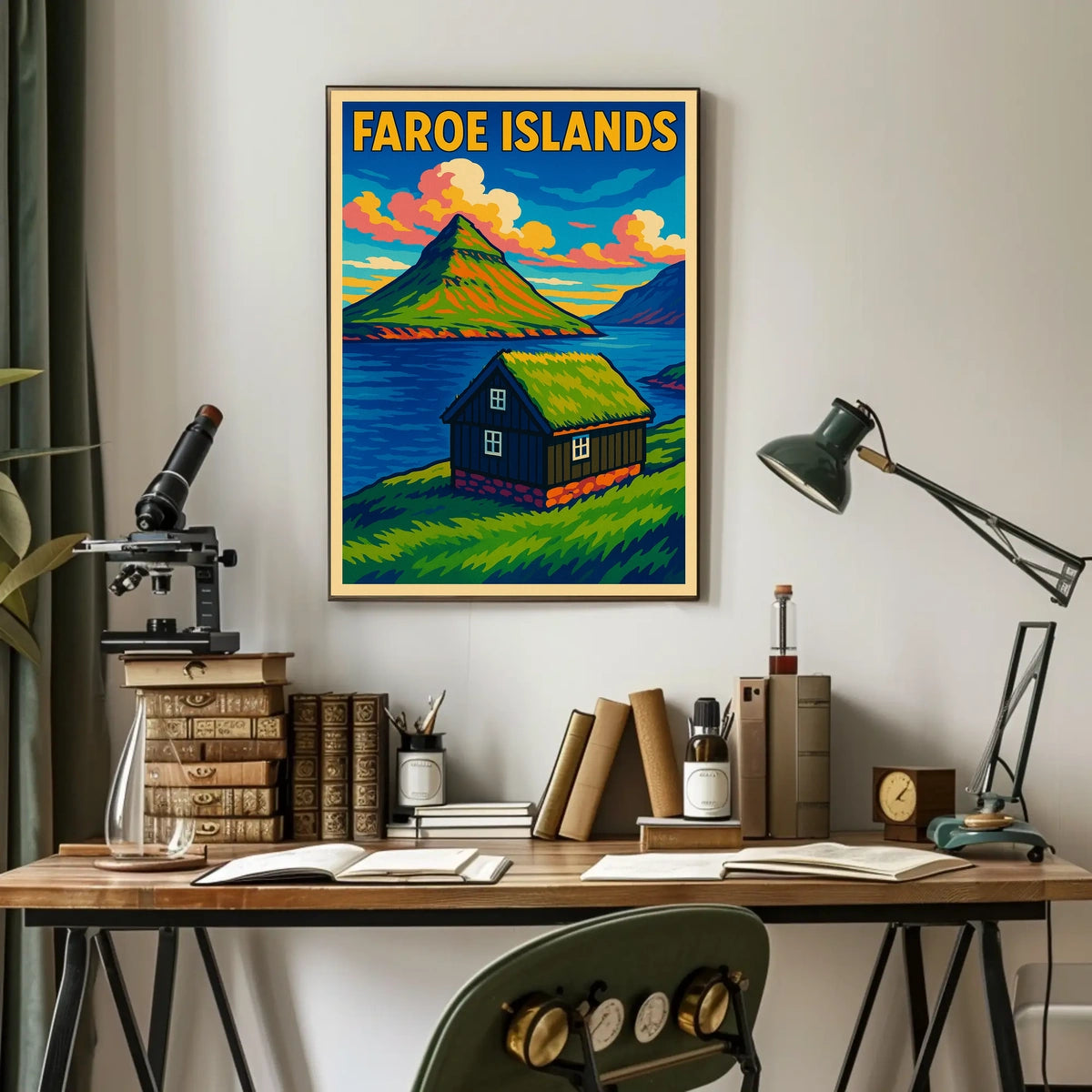 Faroe Islands Scenic Poster