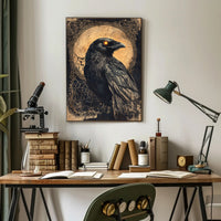 The Enigmatic Raven Poster