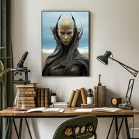 Futuristic Sentinel Poster