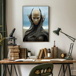 Futuristic Sentinel Poster