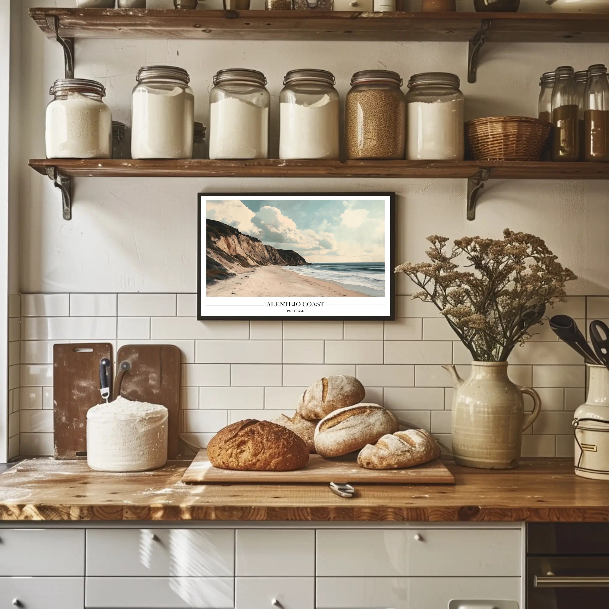Serene Alentejo Coast Travel Poster
