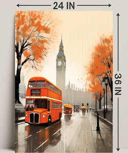 Autumn In London Poster PosterGoat