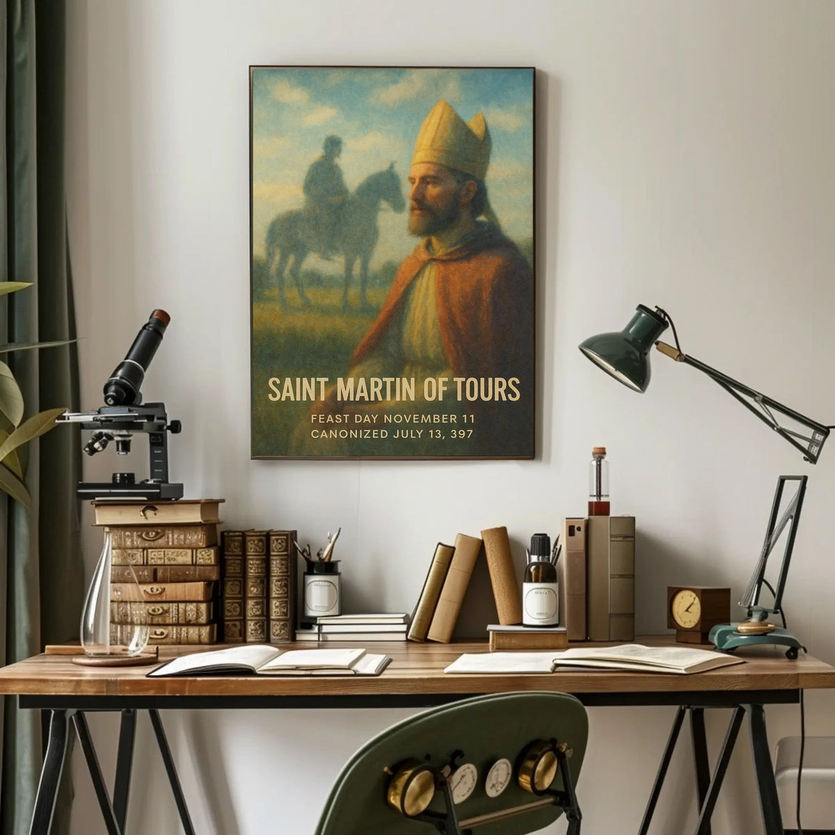 Saint Martin Of Tours Poster