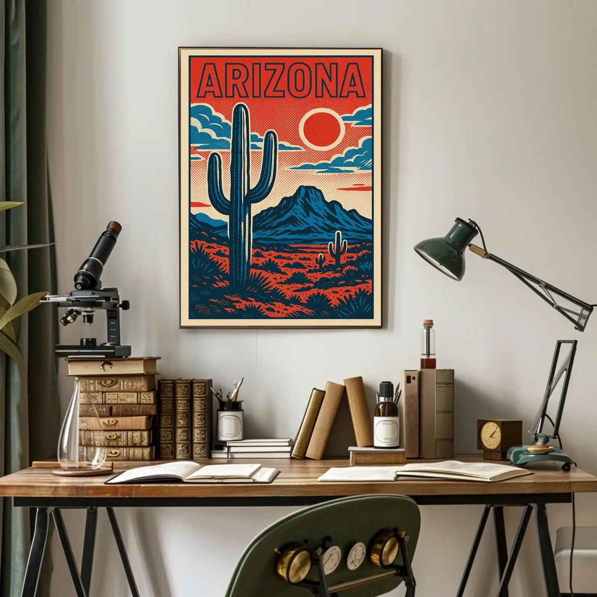 Arizona Desert Landscape Poster
