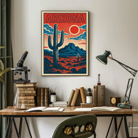 Arizona Desert Landscape Poster