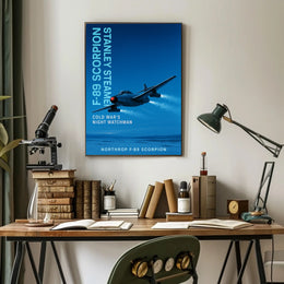 Northrop F-89 Scorpion Cold War's Night Watchman Poster PosterGoat