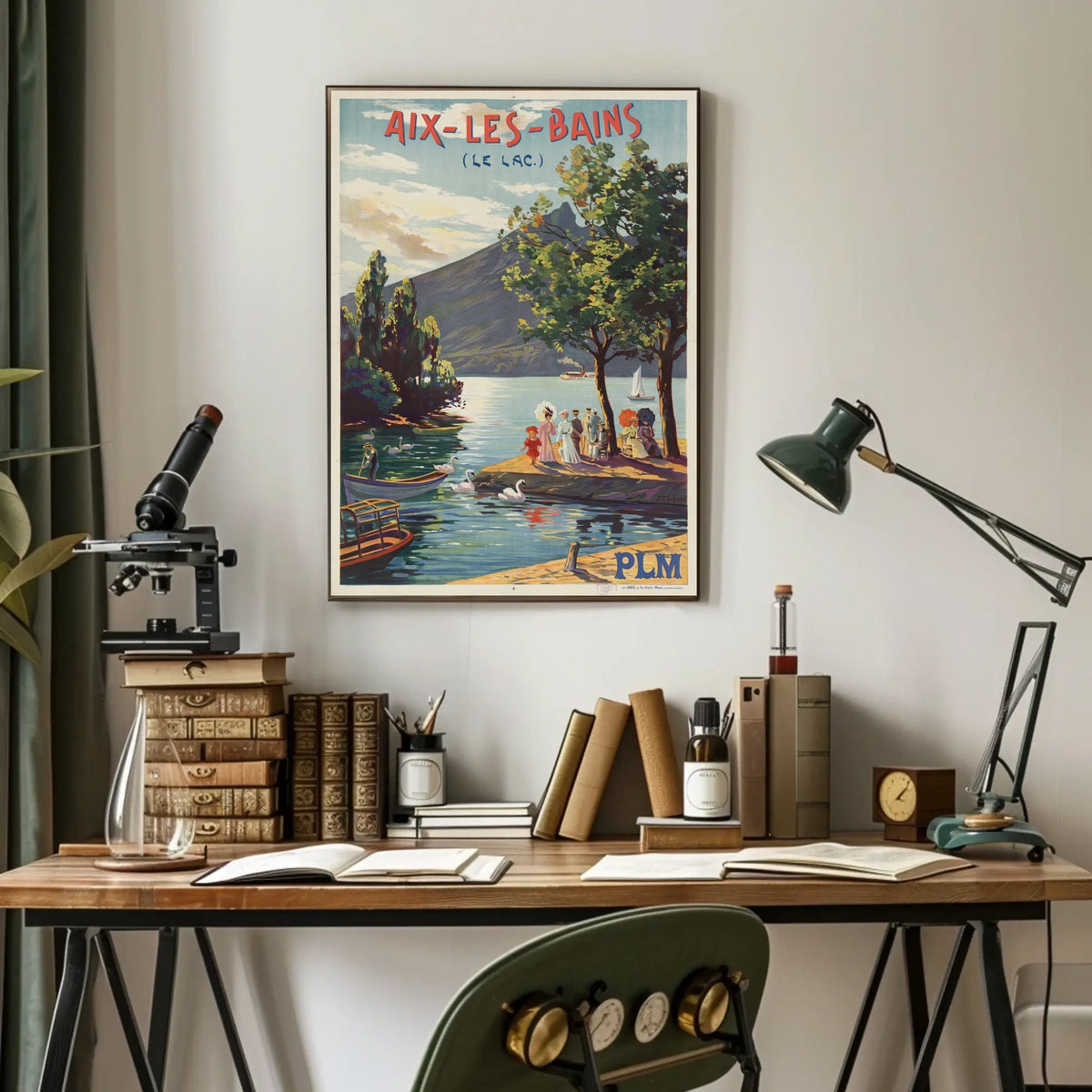 Aix-Les-Bains Le Lac Poster