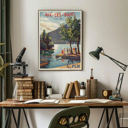 Aix-Les-Bains Le Lac Poster