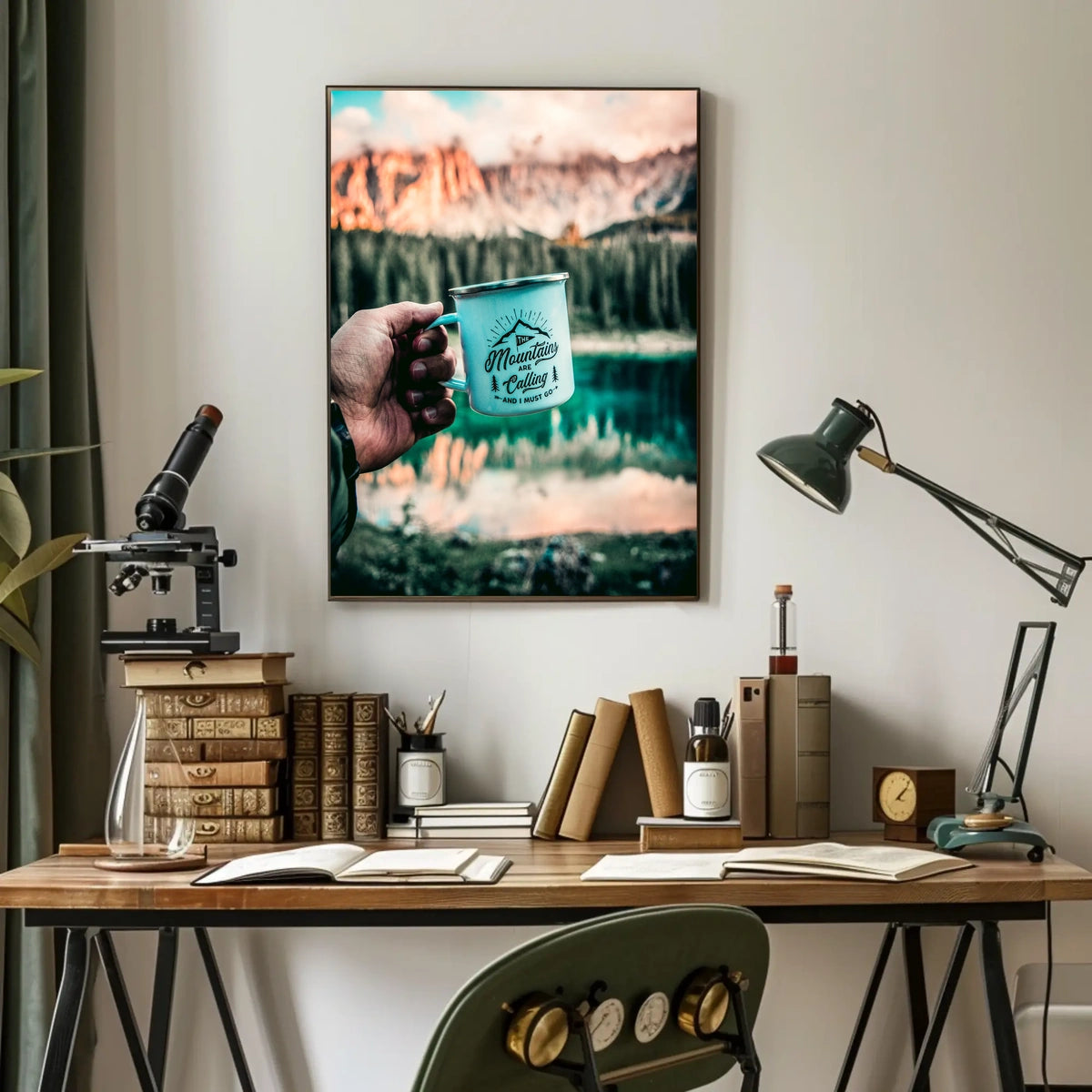 The Mountains Are Calling Poster