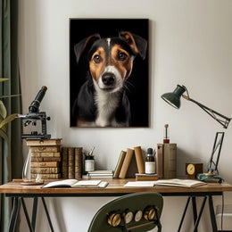 Portrait Of A Dog Poster PosterGoat