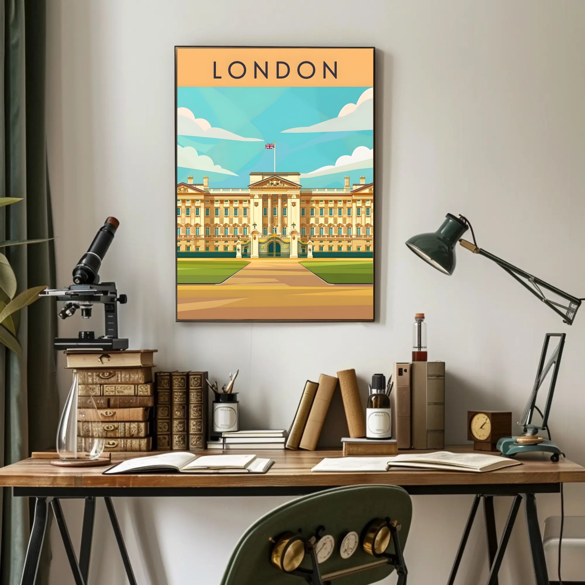 Iconic London Landmark Poster