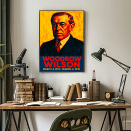 Woodrow Wilson Presidential Term Poster