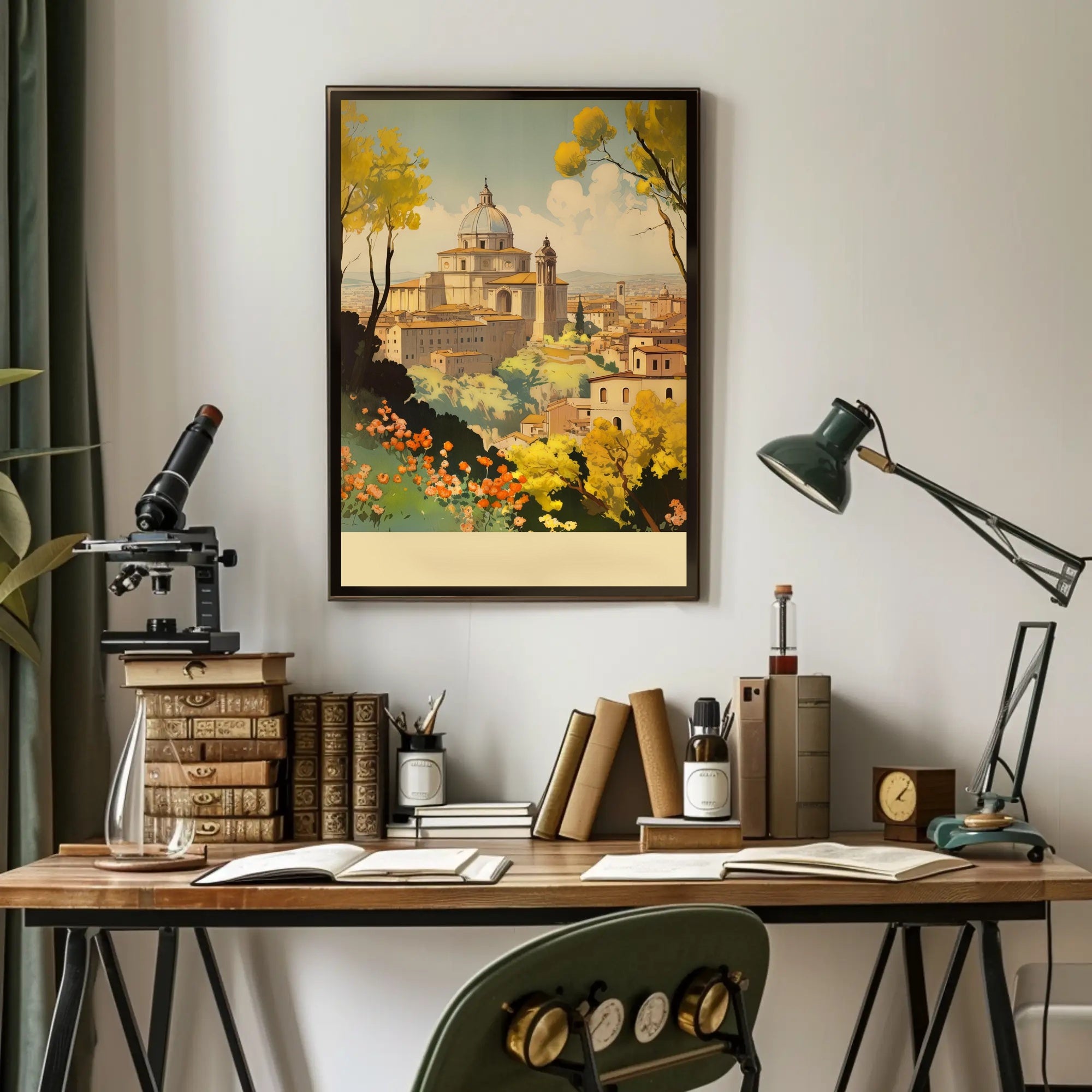 Tranquil Italian Landscape Poster
