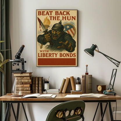 World War I Era Liberty Bonds Propaganda Poster