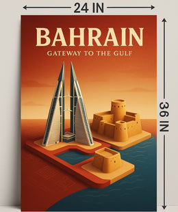Bahrain Gateway to the Gulf Cultural Heritage Poster