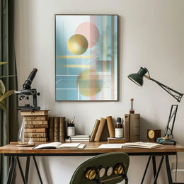 Abstract Geometric Harmony Poster