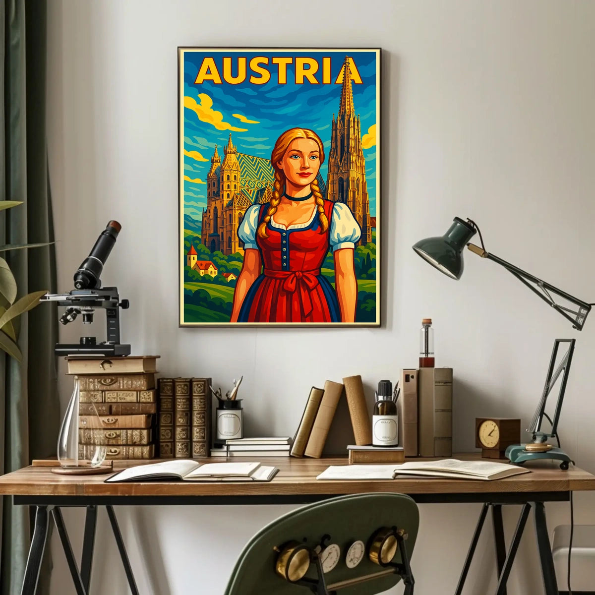 Austria Travel Poster