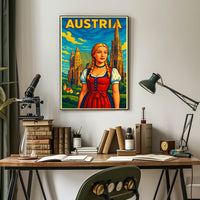 Austria Travel Poster