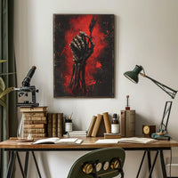 Macabre Dark Scene Artistic Poster