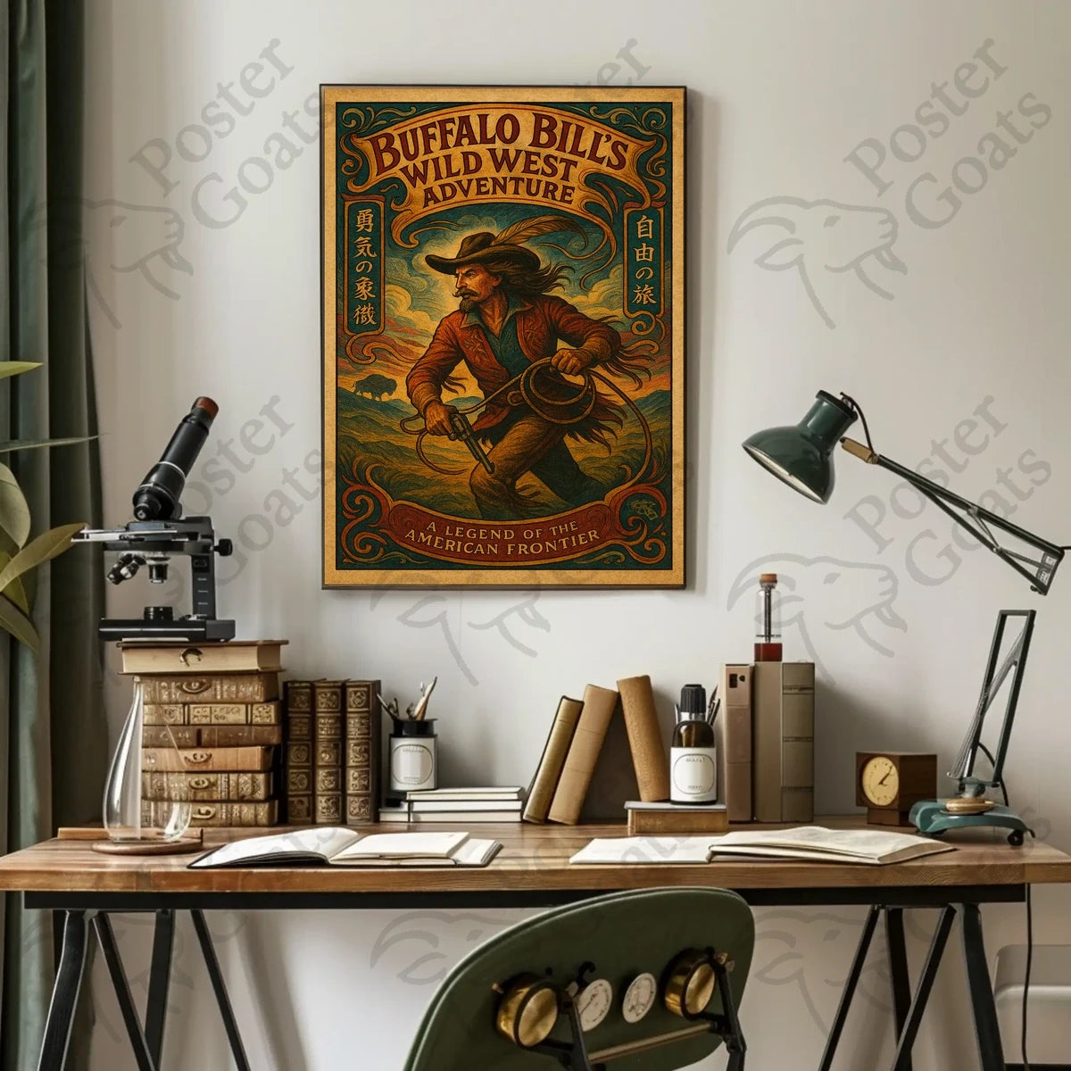Buffalo Bill's Wild West Adventure Cultural Heritage Poster