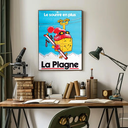 La Plagne Le Sourire En Plus Poster