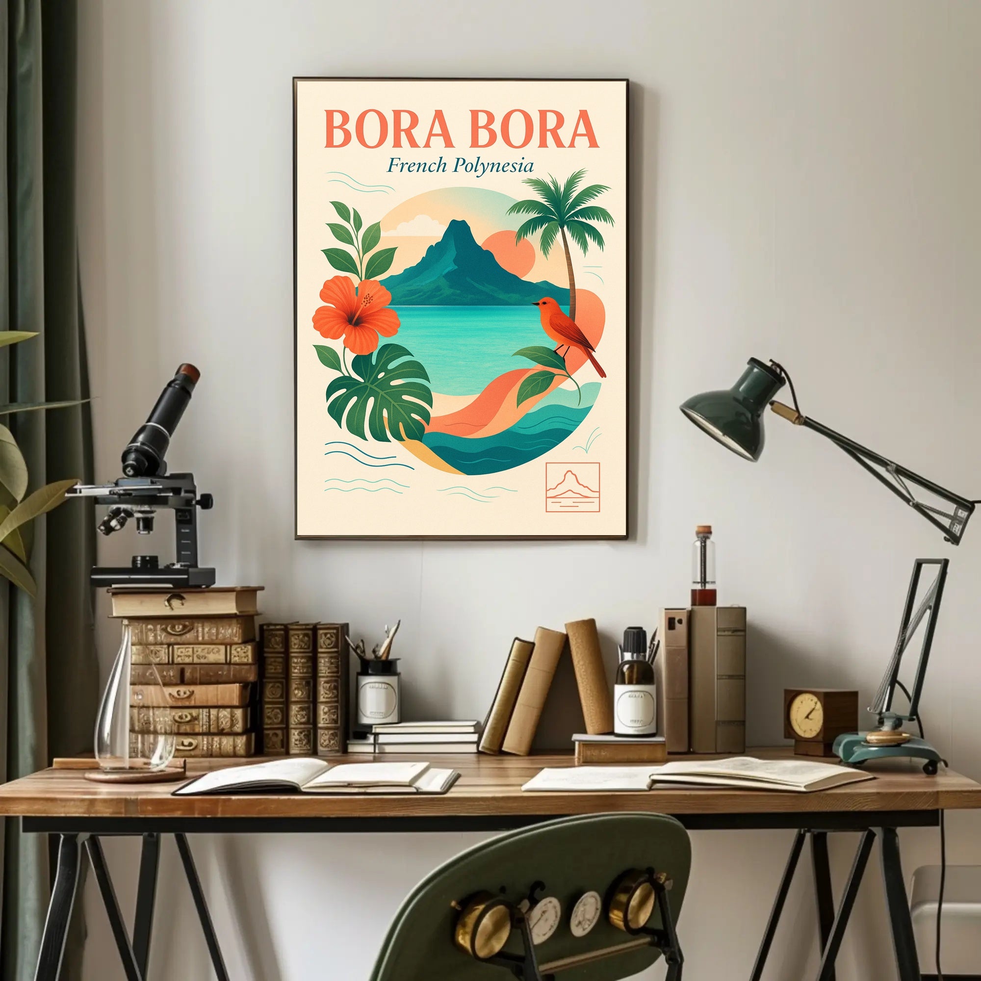 Bora Bora French Polynesia Poster PosterGoat