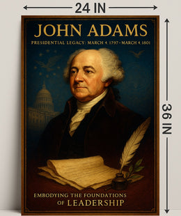 John Adams 2nd President Poster PosterGoat