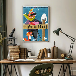 Winter Fun In Vorarlberg Poster