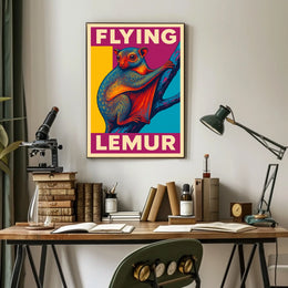 Flying Lemur Poster