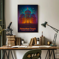Akshardham Temple Eternal Glory of India Poster