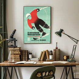 Xi. Internationale Wintersportwoche 1957 Poster