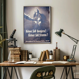 No One Should Go Hungry Or Cold Poster Art Print Decor PosterGoat