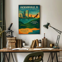 Discover JacksonvilleS Expansive Charm Poster