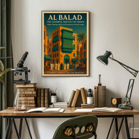 Al Balad The Colorful Old City Of Poster