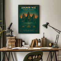 Angkor Wat Eternal Majesty Poster