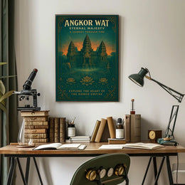 Angkor Wat Eternal Majesty Poster